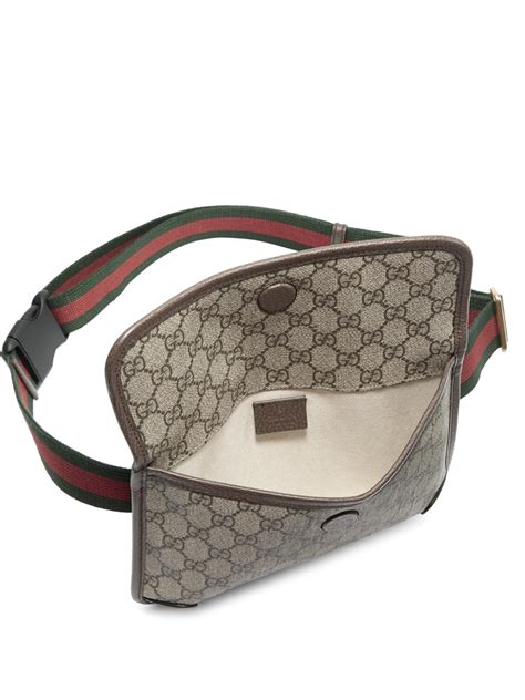 gucci belt bag cream|gucci nylon belt bag.